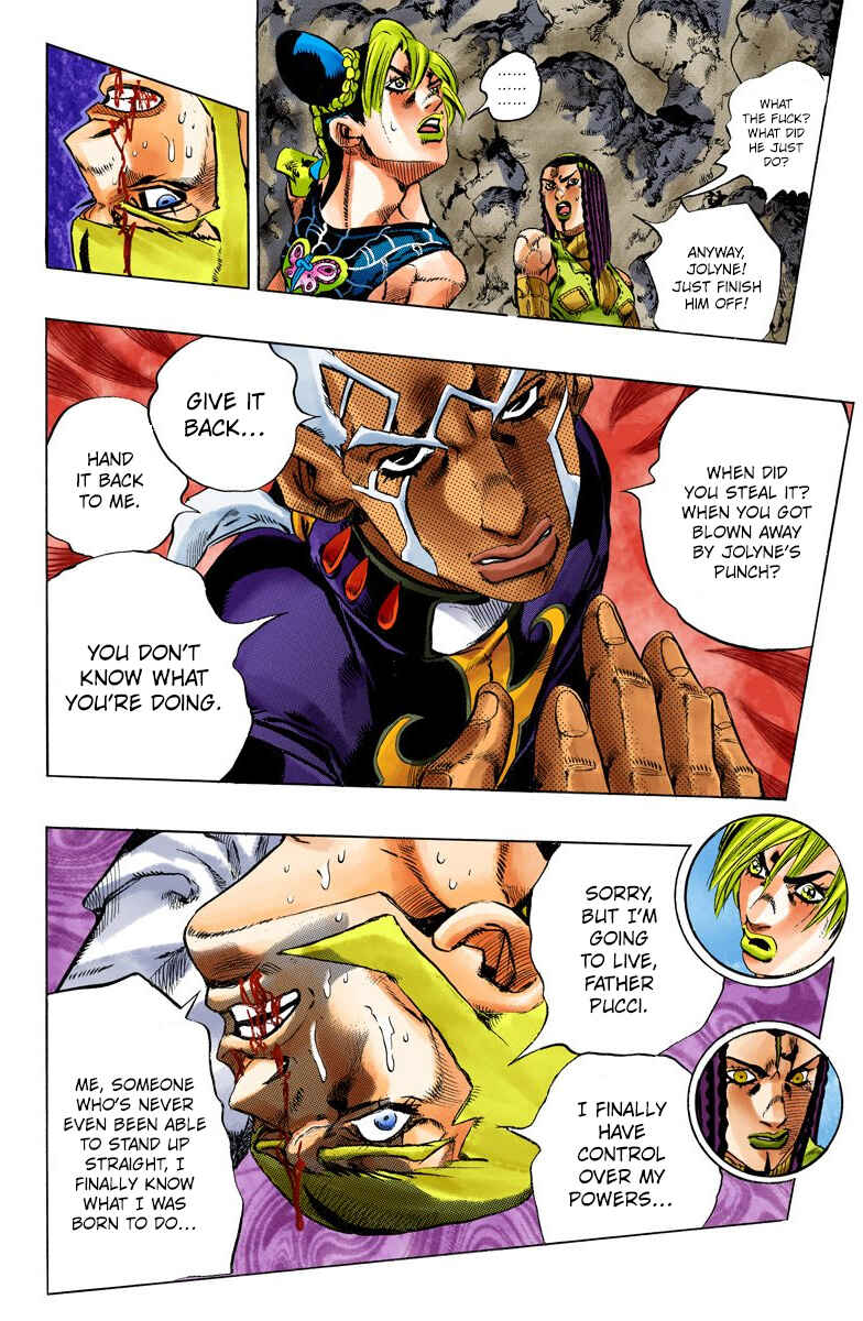 JoJo no Kimyou na Bouken: Part 6 - Stone Ocean Color-ban Chapter 124 - Page 12