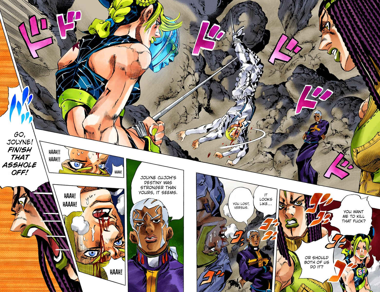 JoJo no Kimyou na Bouken: Part 6 - Stone Ocean Color-ban Chapter 124 - Page 9