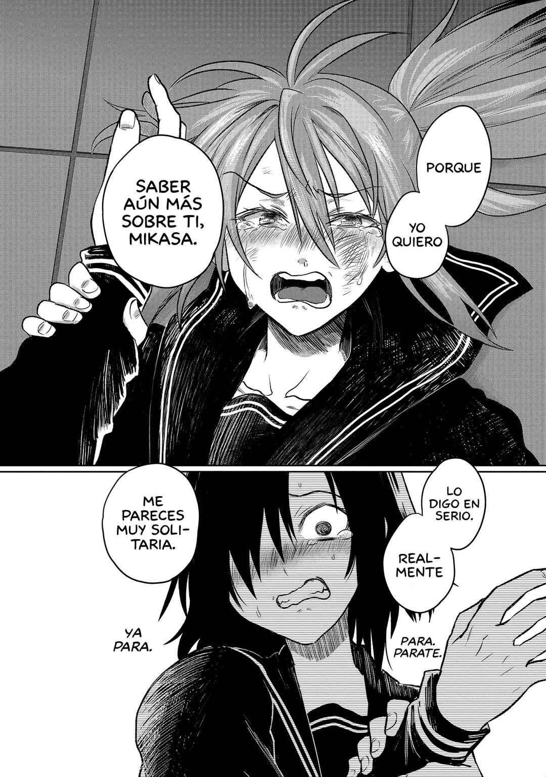 Hinata and Mikasa Chapter 3 - Page 8