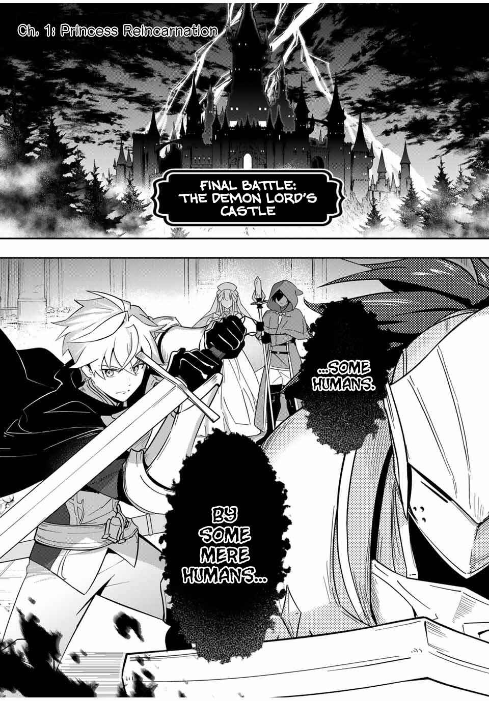 Koujo Tensei: Densetsu no Dai Madoushi (♂), Hime Kishi to Narite Densetsu no Reijou Kishidan o Tsukuri Musou Suru Chapter 1 - Page 2