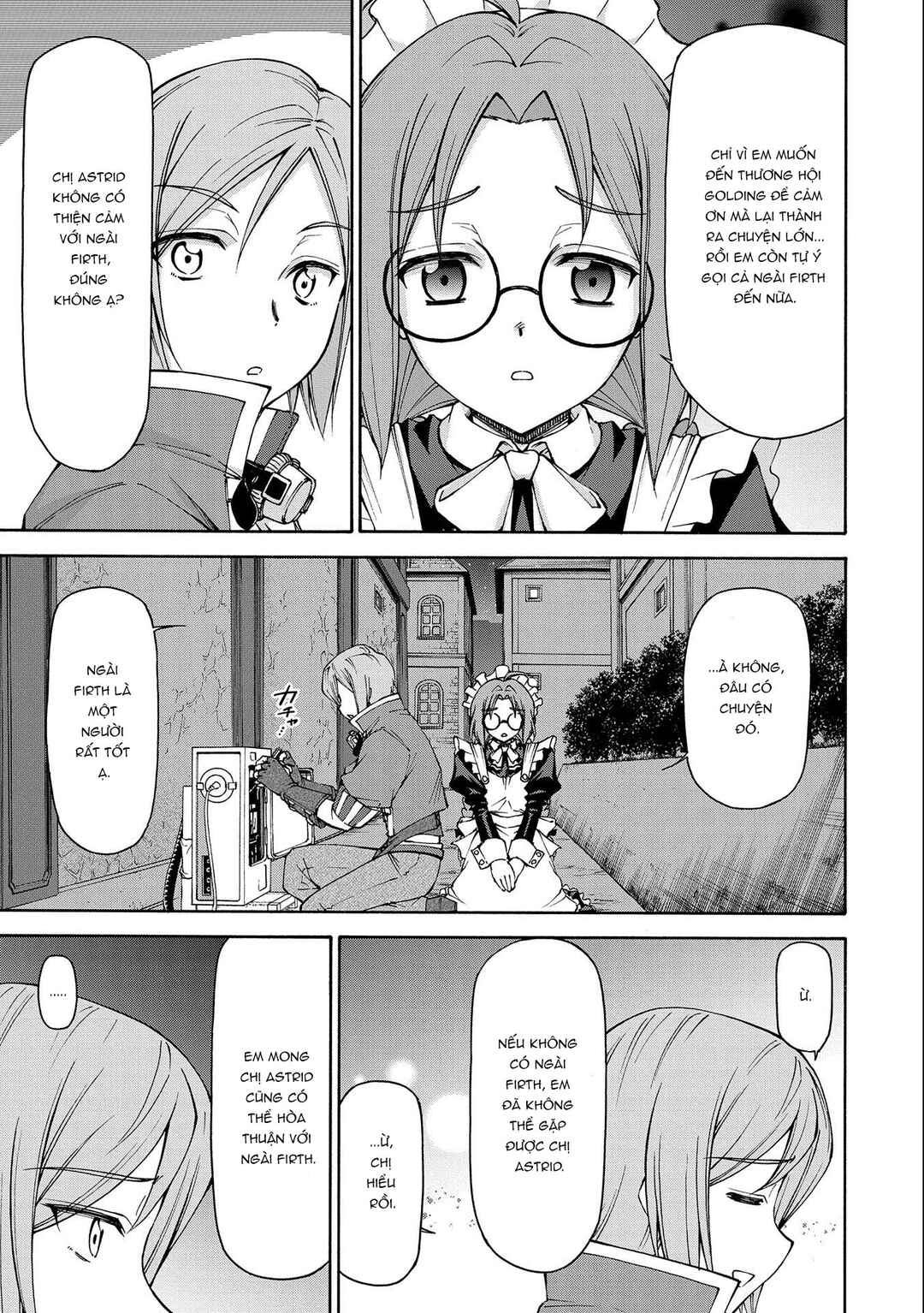 Maid nara Touzen desu. ~Nureginu wo Kiserareta Bannou Maid-san wa Tabi ni Deru Koto ni shimashita.~ Chapter 14 - Page 12