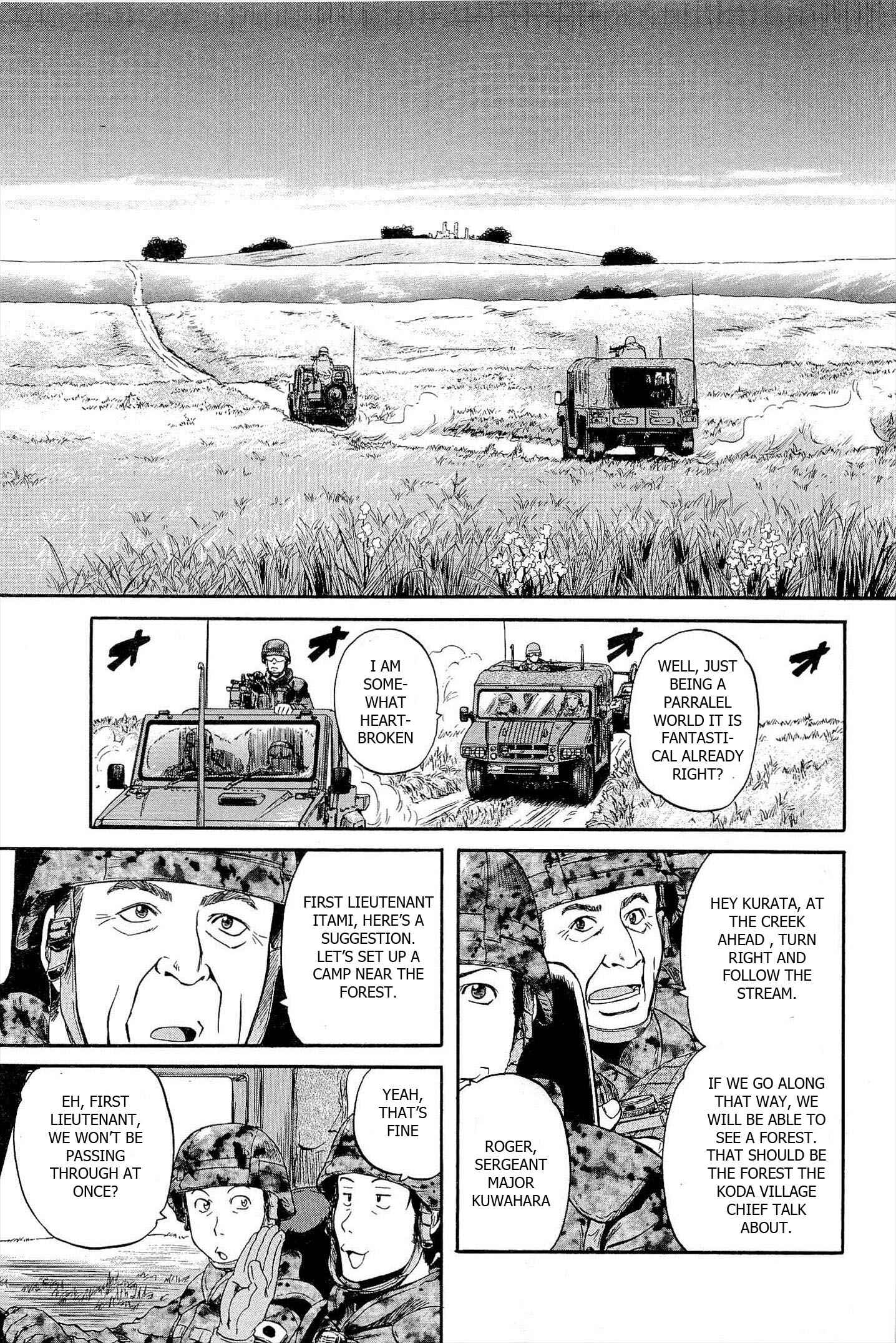 GATE - Jieitai Kanochi nite, Kaku Tatakaeri Chapter 2 - Page 11