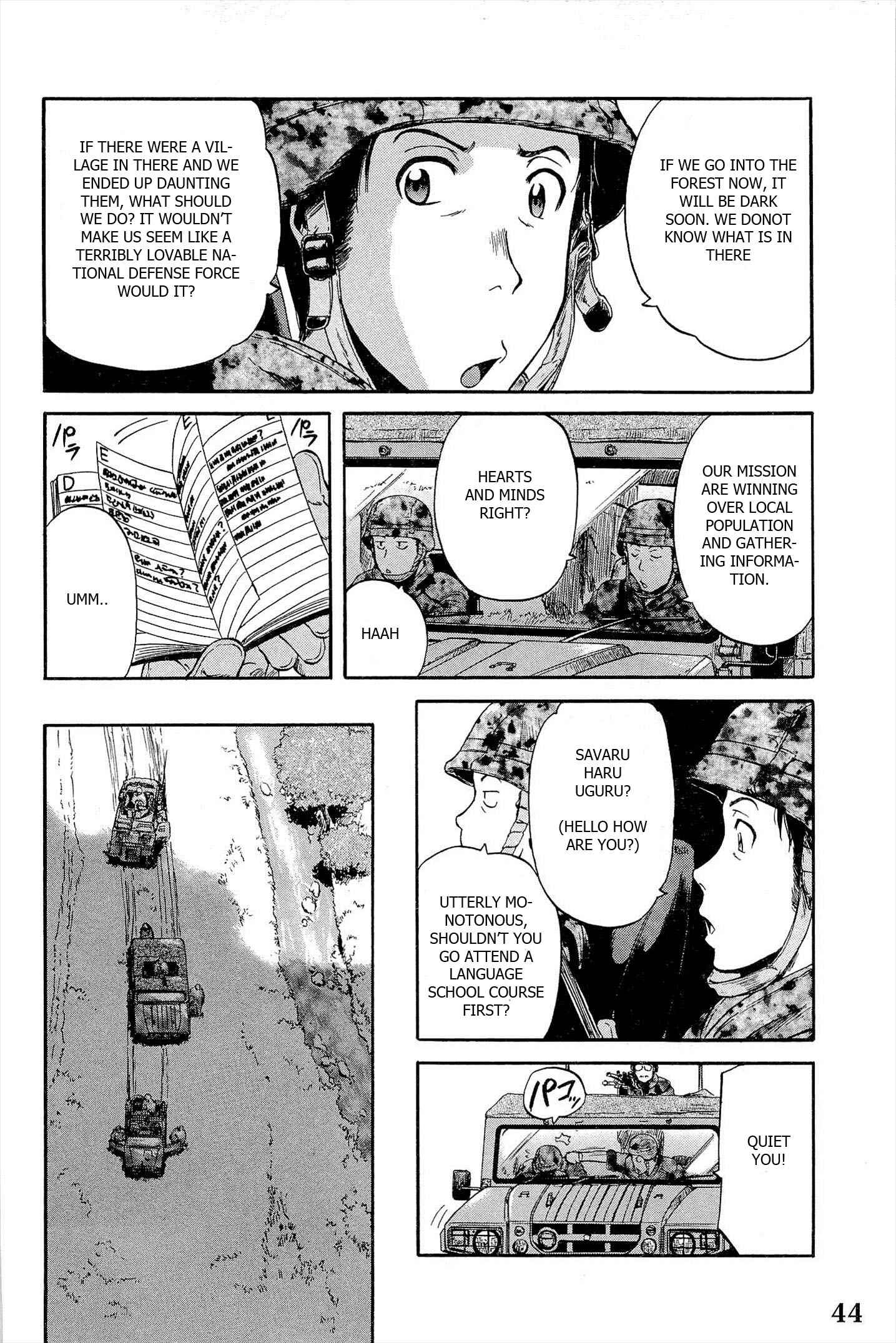 GATE - Jieitai Kanochi nite, Kaku Tatakaeri Chapter 2 - Page 12