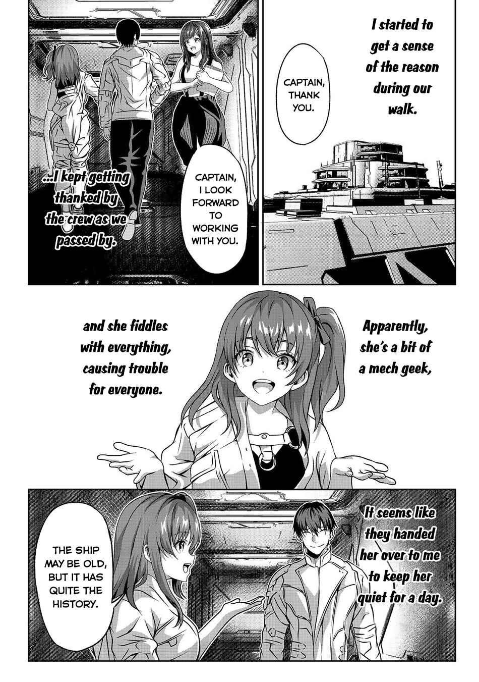 "Koko wa Makasete Saki ni Ike!" o Shitai Shinitagari no Nozomanu Uchuu Gekokujou @COMIC Chapter 3 - Page 15