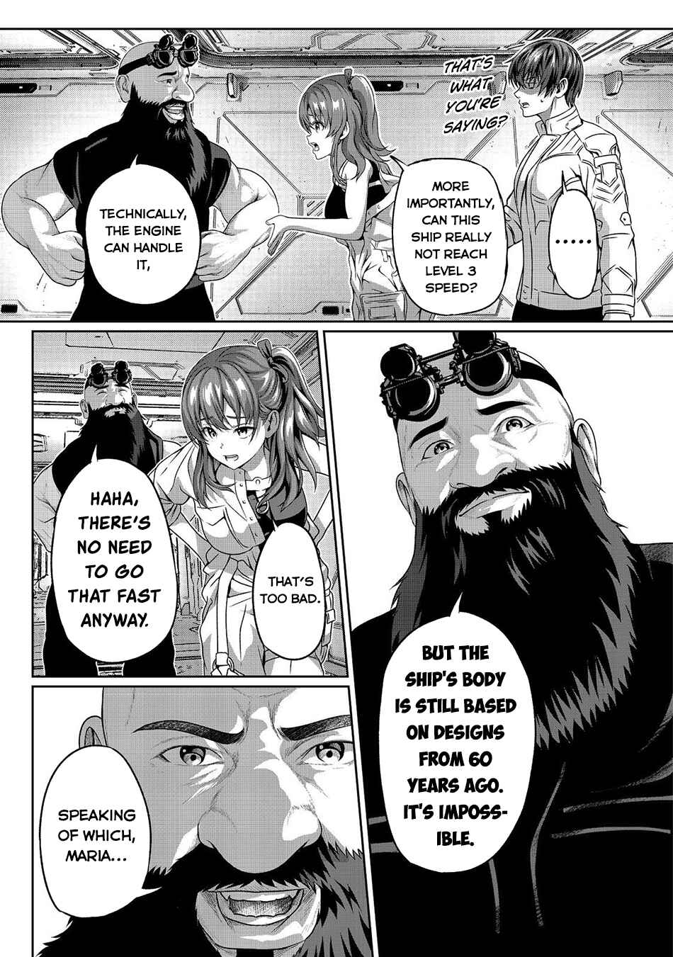"Koko wa Makasete Saki ni Ike!" o Shitai Shinitagari no Nozomanu Uchuu Gekokujou @COMIC Chapter 3 - Page 18