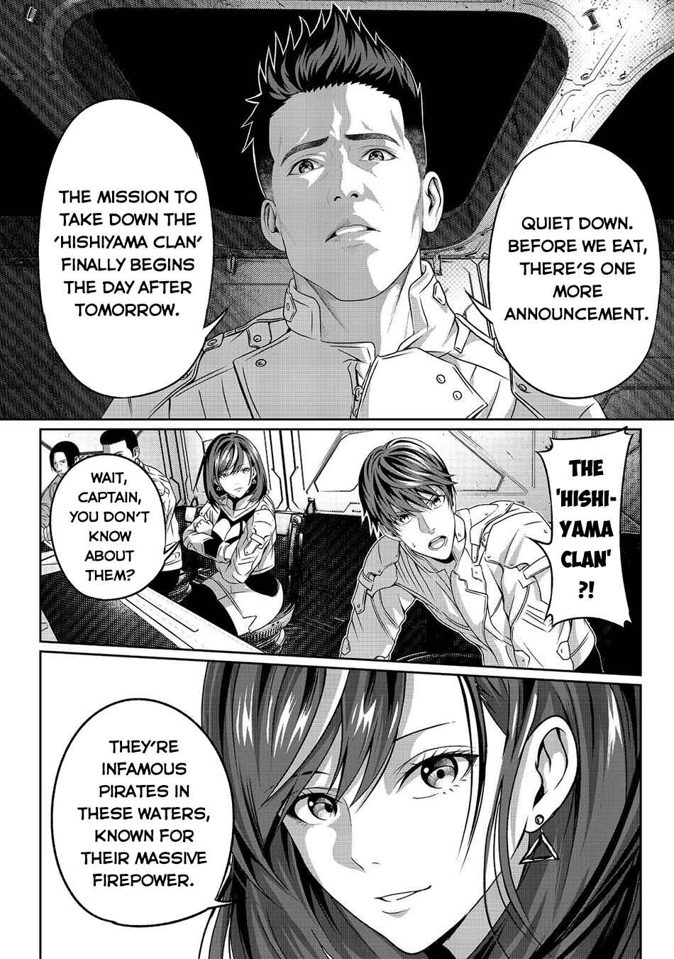 "Koko wa Makasete Saki ni Ike!" o Shitai Shinitagari no Nozomanu Uchuu Gekokujou @COMIC Chapter 3 - Page 9