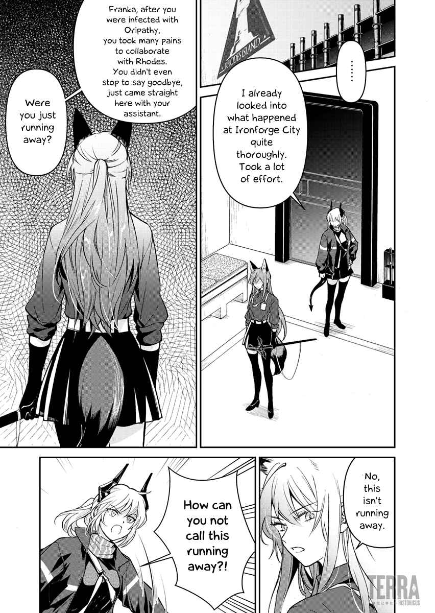 Arknights: Rhodes Island's Records of Originium - Blacksteel Chapter 2.5 - Page 1
