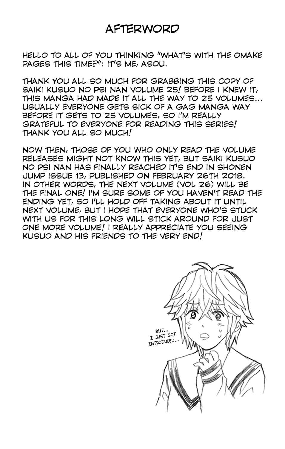 The Disastrous Life of Saiki K. Chapter 272.5 - Page 18