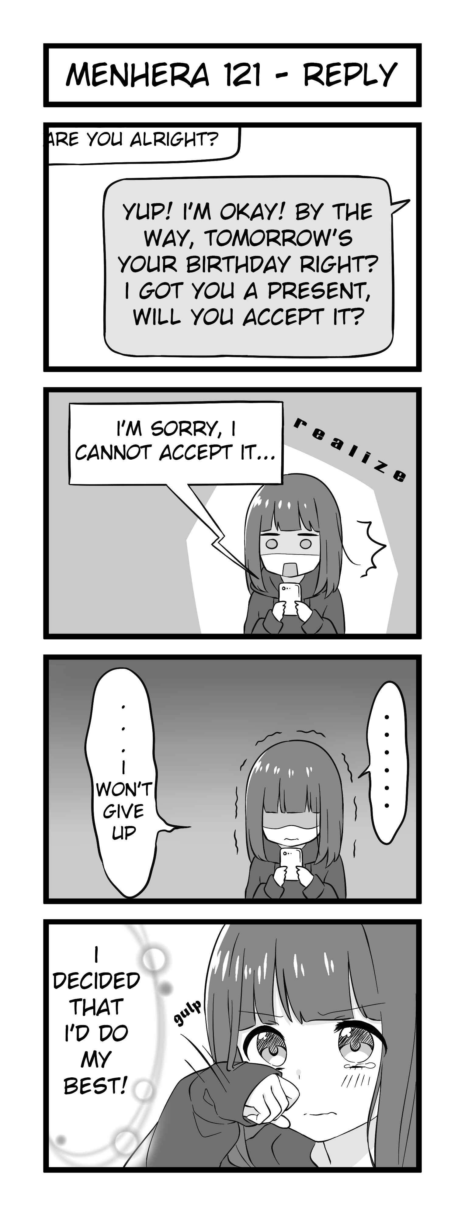 Menhera Shoujo Kurumi-chan Chapter 121 - Page 1