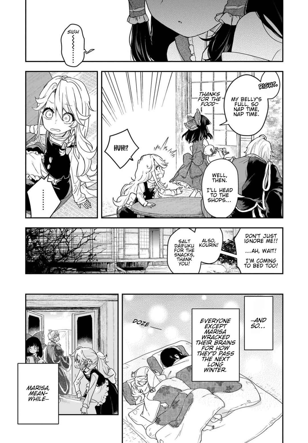 Touhou Project Niji Sousaku Series - Harapeko Marisa no Shiawase Gohan Chapter 10 - Page 13