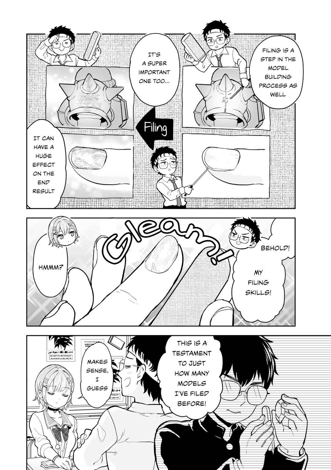 Ota x Nail ~Plamo Danshi, Gal no Tsume wo Nuru~ Chapter 1 - Page 14