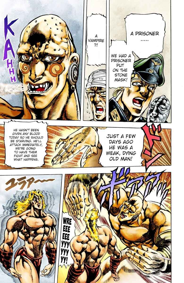 JoJo no Kimyou na Bouken: Part 2 - Sentou Chouryuu Color-ban Chapter 10 - Page 12