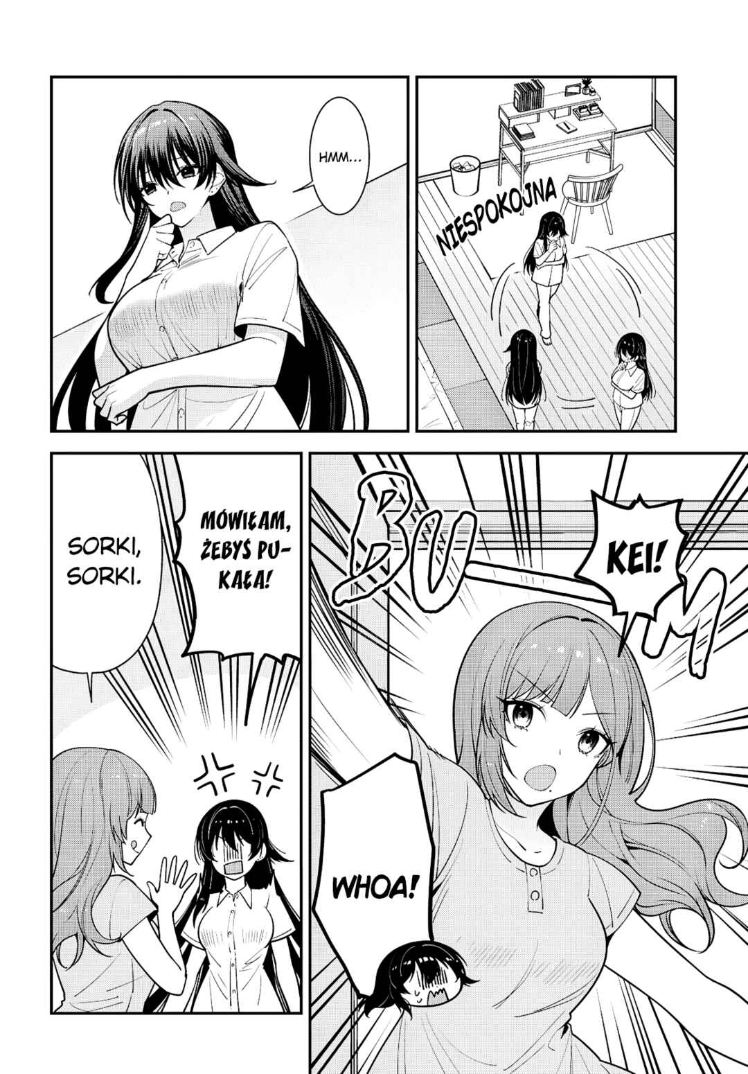 Tonari no Seki no Yankee Shimizu-san ga Kami wo Kuroku Sometekita Chapter 17 - Page 16