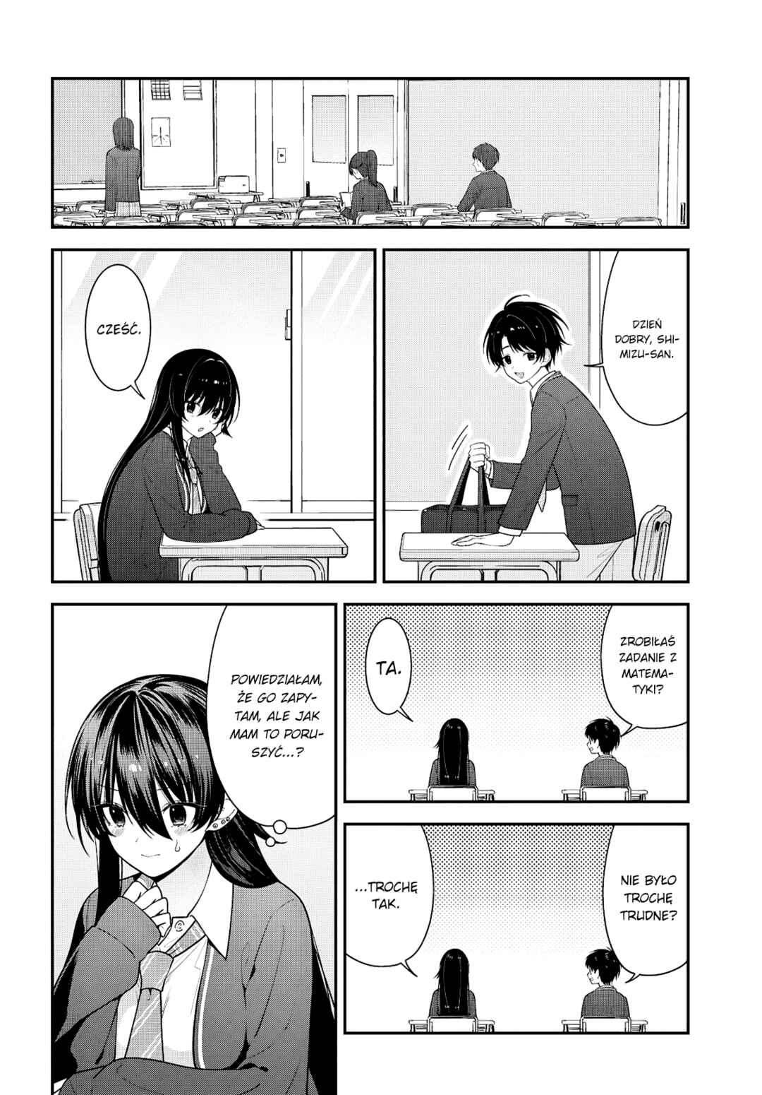 Tonari no Seki no Yankee Shimizu-san ga Kami wo Kuroku Sometekita Chapter 17 - Page 8