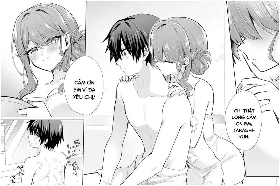 Osake to Senpai Kanojo to no Amaama Doukyo Lovecome wa Nijuusai ni Natte kara Chapter 4.5 - Page 14