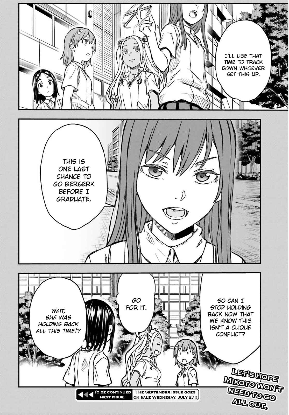 Toaru Majutsu no Index Gaiden: Toaru Kagaku no Railgun Chapter 140.2 - Page 20