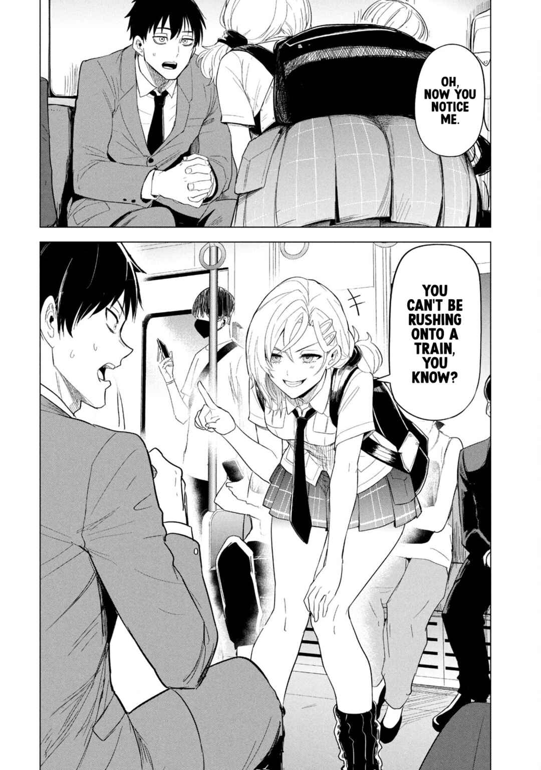 Asa no Tsuukin Densha de, Yatara to Hanashikakete Kuru Joshikousei. Chapter 2 - Page 8
