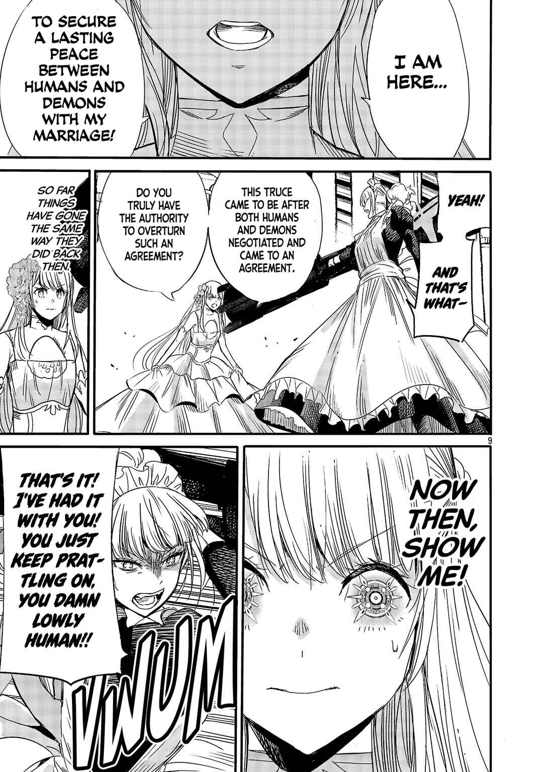 Koushaku Reijou no Rouraku Mission ~Maou to no Seiryaku Kekkon ga, Jinrui Saigo no Kirifuda desu!... tte, Maou ga Onnanoko no Baai wa Dou Sureba Ii no desu ka!?~ Chapter 5 - Page 10
