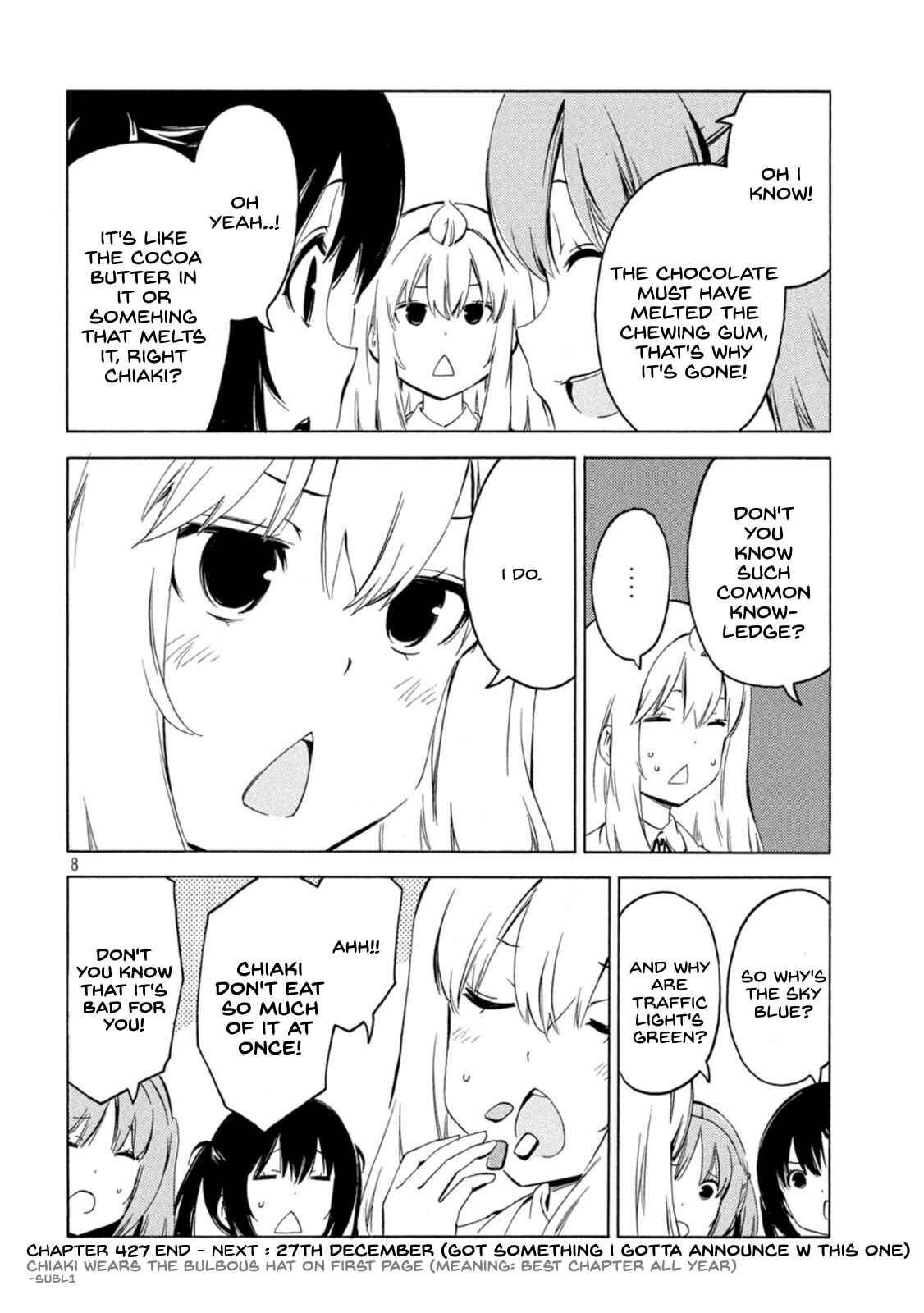 Minami-ke Chapter 427 - Page 8