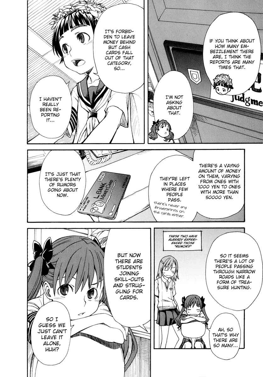 Toaru Majutsu no Index Gaiden: Toaru Kagaku no Railgun Chapter 18 - Page 23