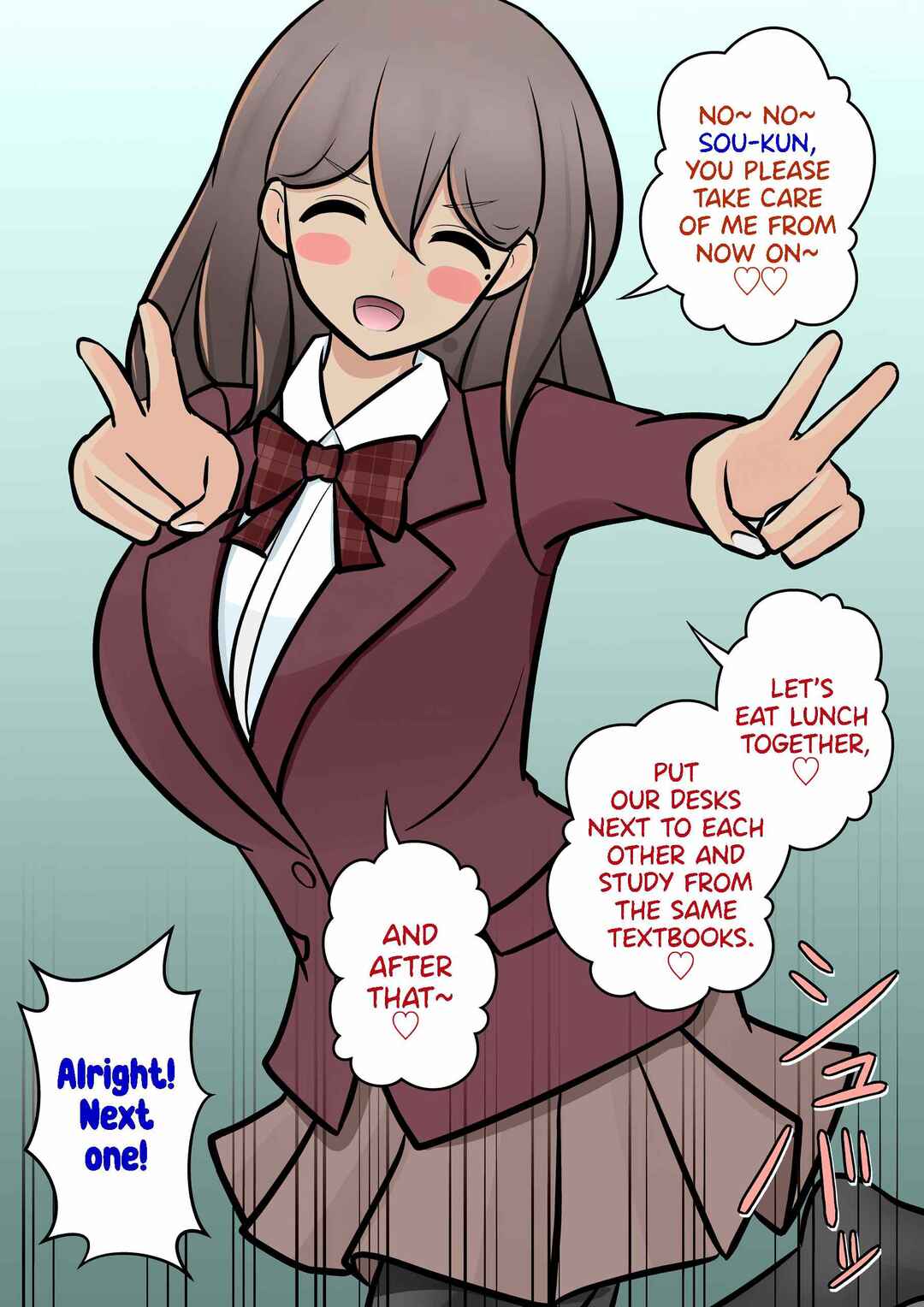Danjo-hi 1:39 no Heikou Sekai wa Omoi no Hoka Futsuu (Fan Colored) Chapter 74 - Page 3