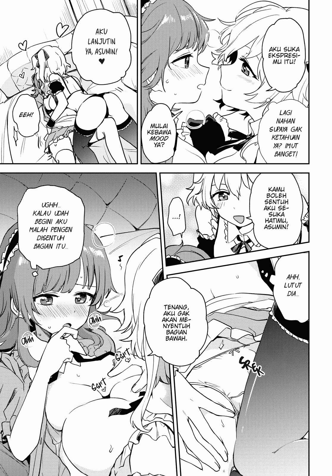 Asumi-chan wa Les Fuuzoku ni Kyoumi ga Arimasu! Chapter 3 - Page 21