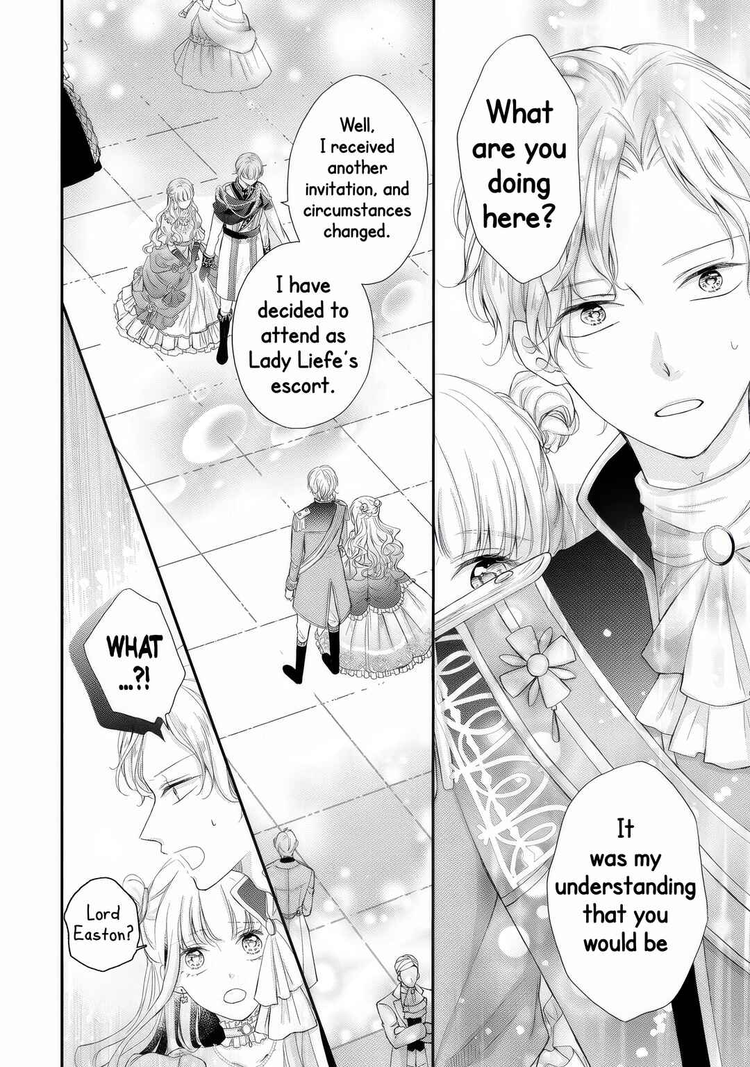 Konyakusha ni Wasurerareta Watashi Ringoku no Koutaishi Denka to Gisou Kon'yaku Suru Koto ni Narimashita (※Tadashi, Denka no Honmei wa Watashi Mitai desu!?) Chapter 1 - Page 51