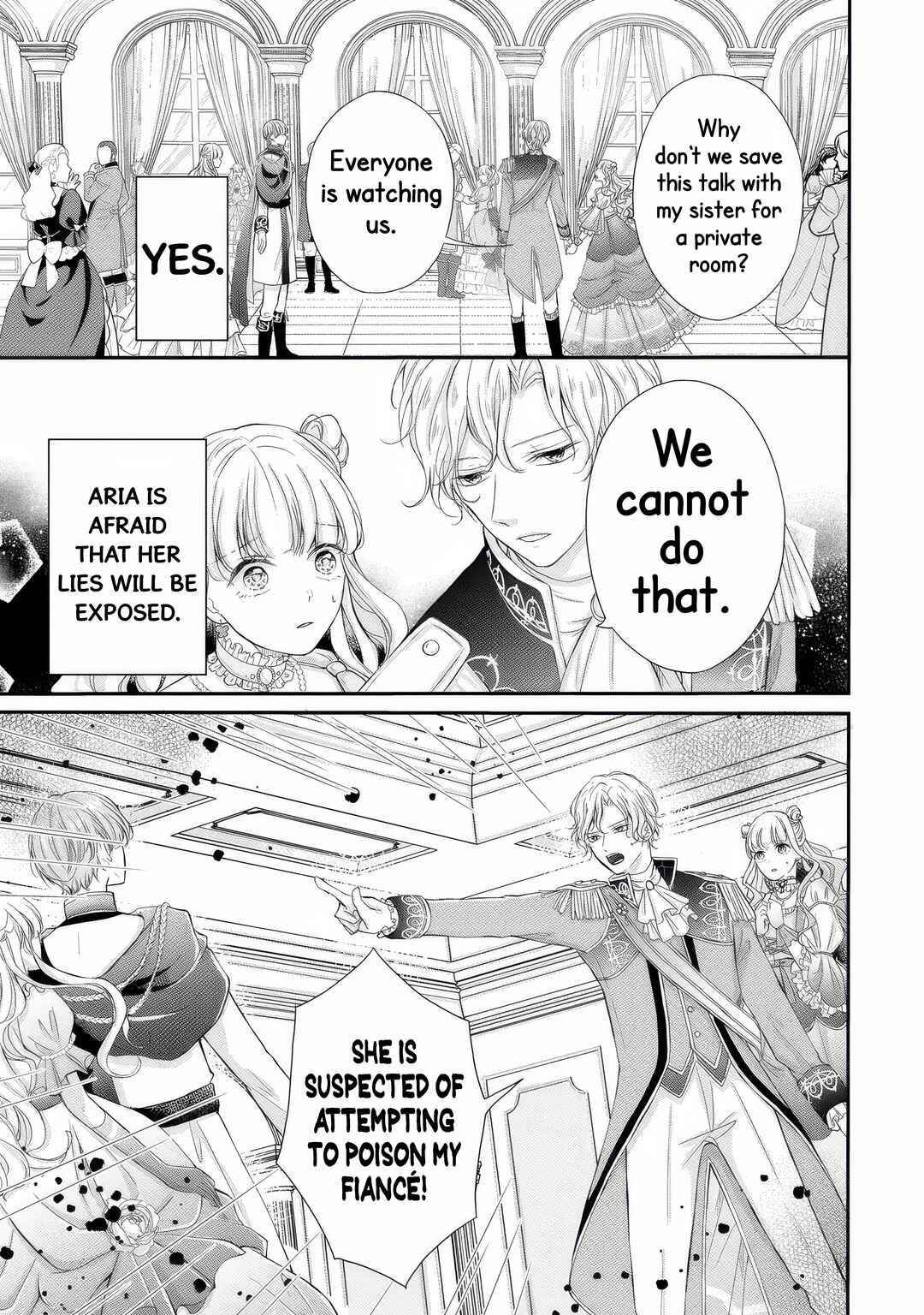Konyakusha ni Wasurerareta Watashi Ringoku no Koutaishi Denka to Gisou Kon'yaku Suru Koto ni Narimashita (※Tadashi, Denka no Honmei wa Watashi Mitai desu!?) Chapter 1 - Page 52