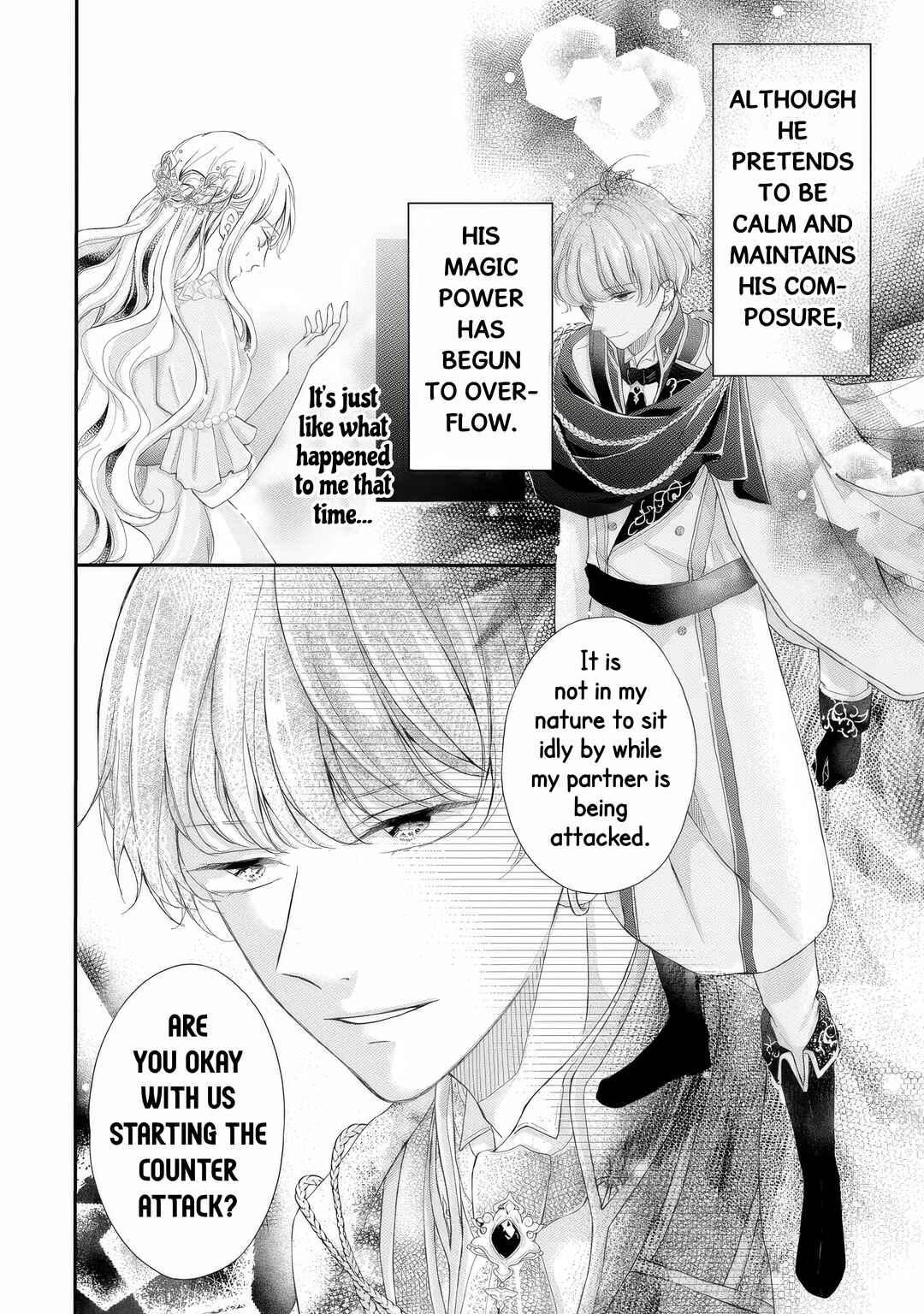 Konyakusha ni Wasurerareta Watashi Ringoku no Koutaishi Denka to Gisou Kon'yaku Suru Koto ni Narimashita (※Tadashi, Denka no Honmei wa Watashi Mitai desu!?) Chapter 1 - Page 57