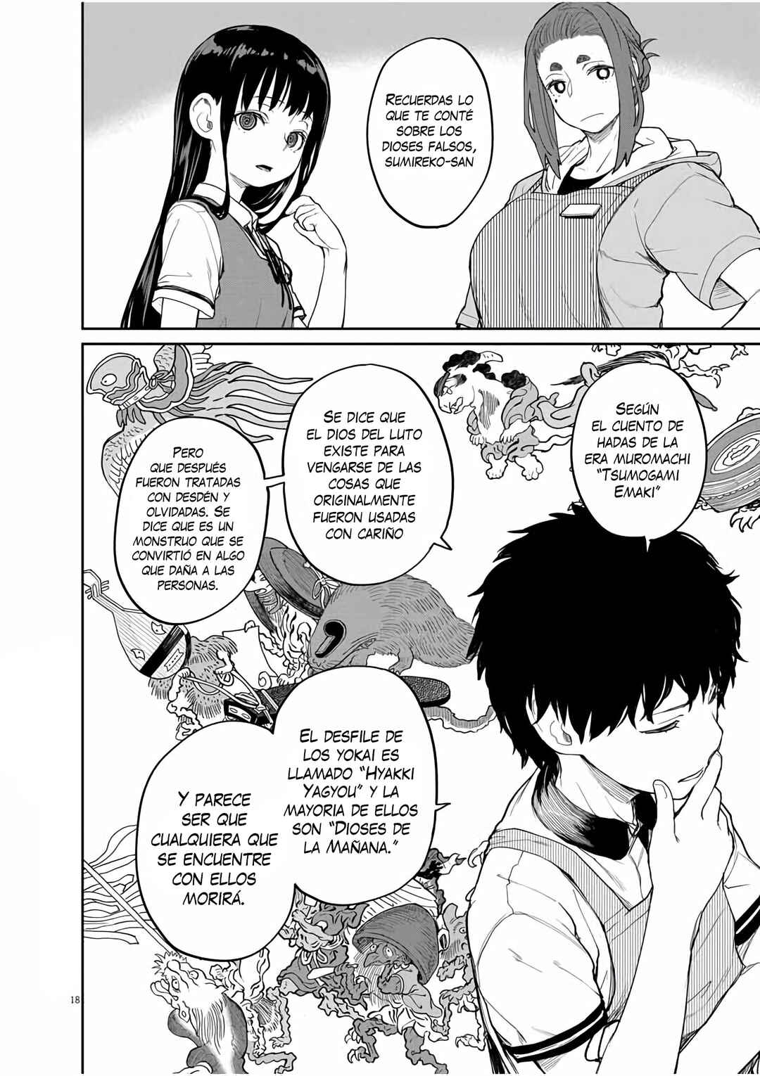 Kaii to Otome to Kamikakushi Chapter 35 - Page 18