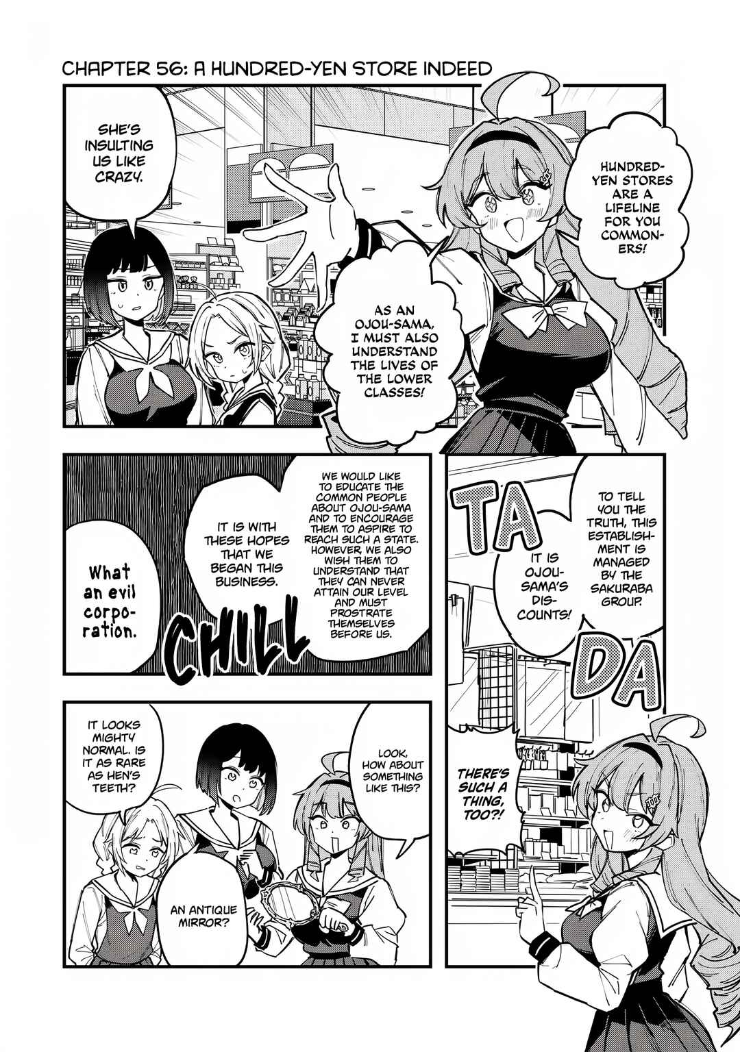 Bakushin Ojou-sama Dou! Chapter 56 - Page 1