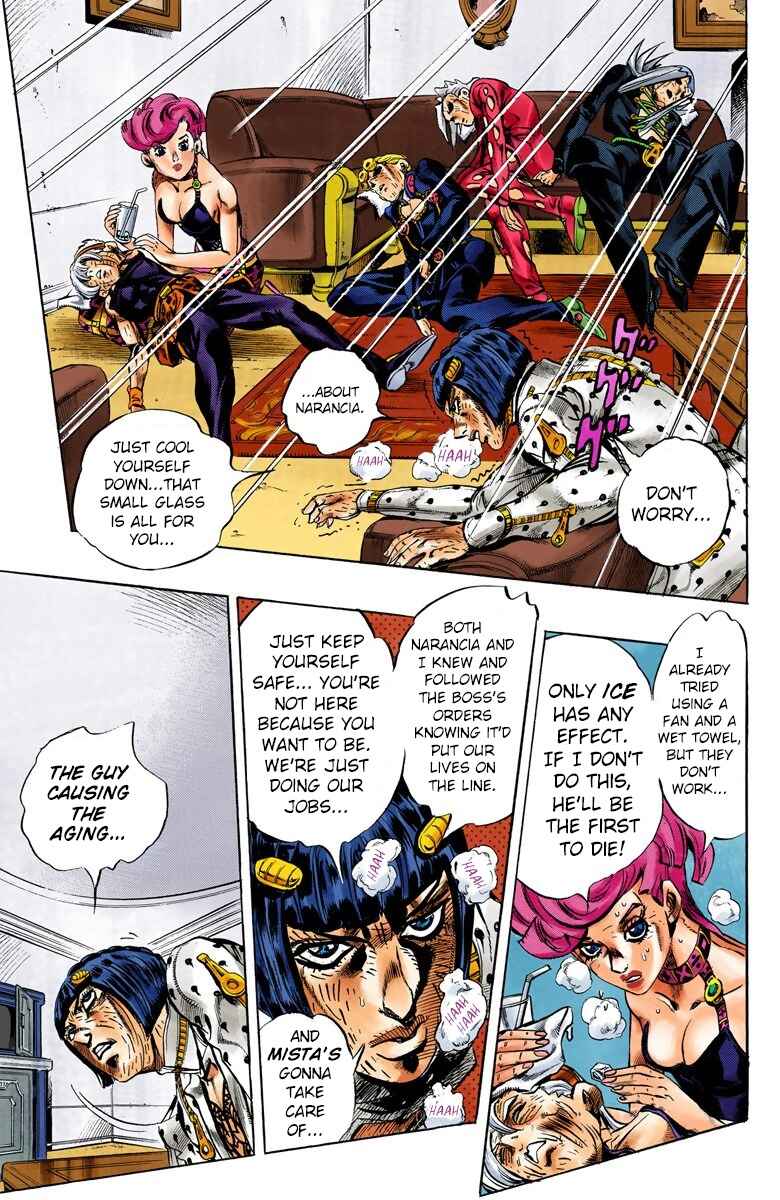 JoJo no Kimyou na Bouken: Part 5 - Ougon no Kaze Color-ban Chapter 53 - Page 4