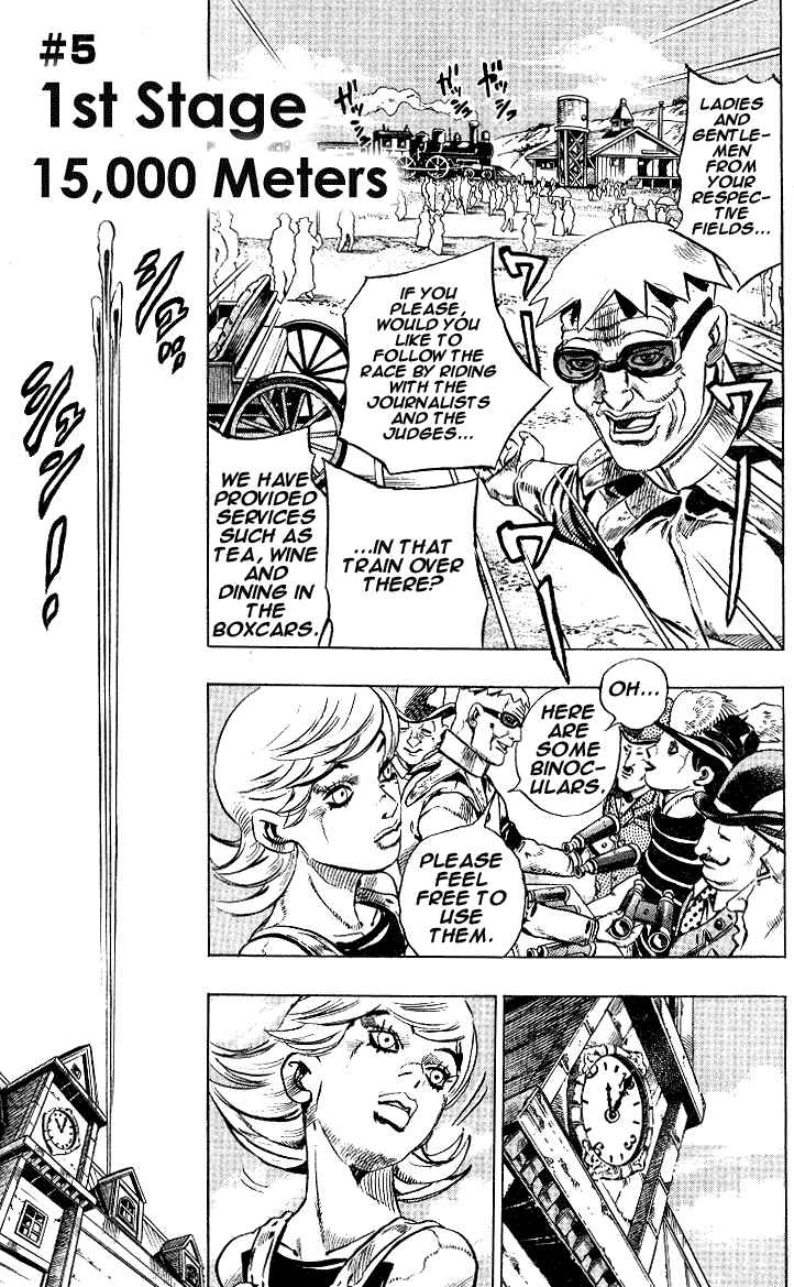 JoJo no Kimyou na Bouken: Part 7 - Steel Ball Run Chapter 5 - Page 1