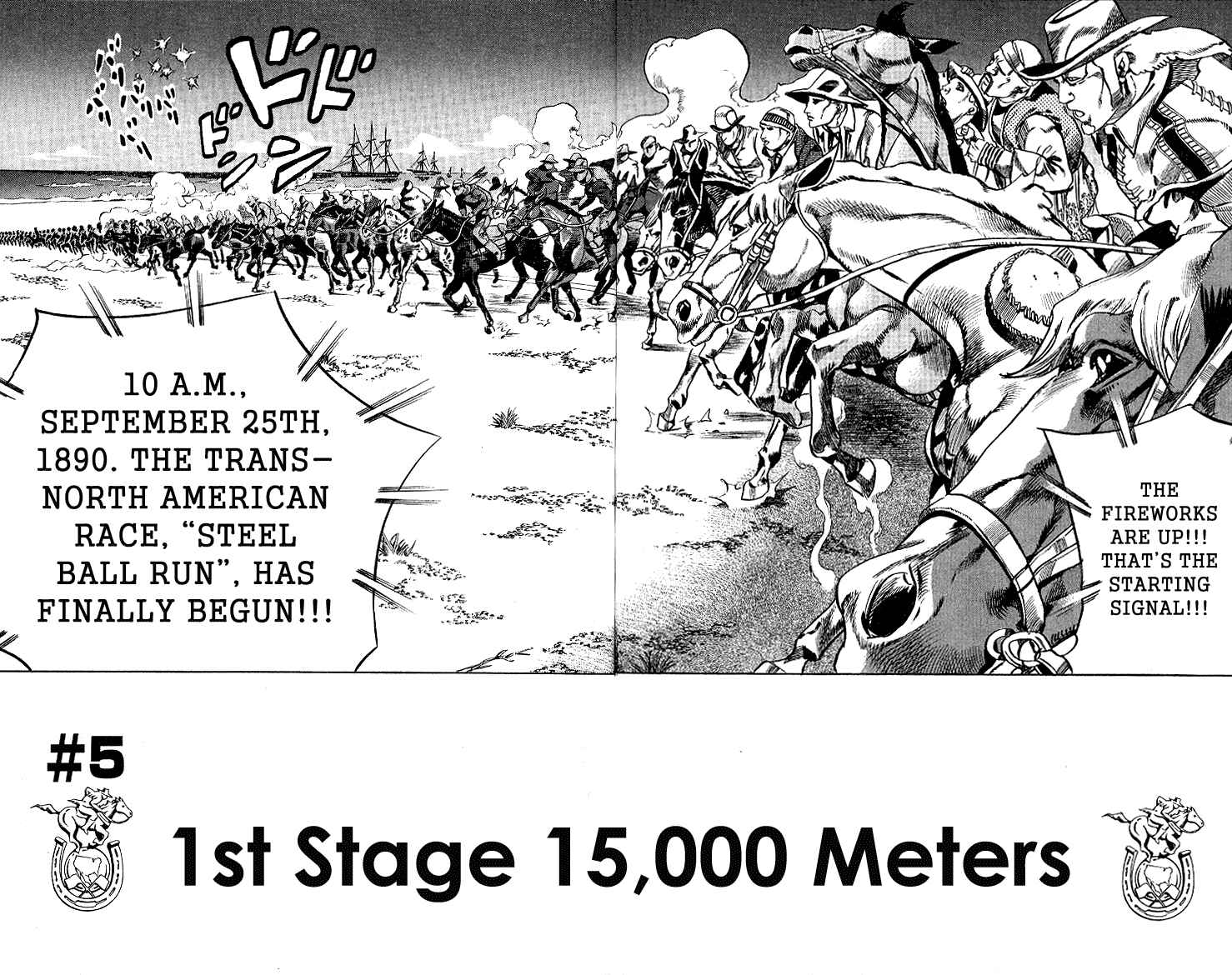 JoJo no Kimyou na Bouken: Part 7 - Steel Ball Run Chapter 5 - Page 2