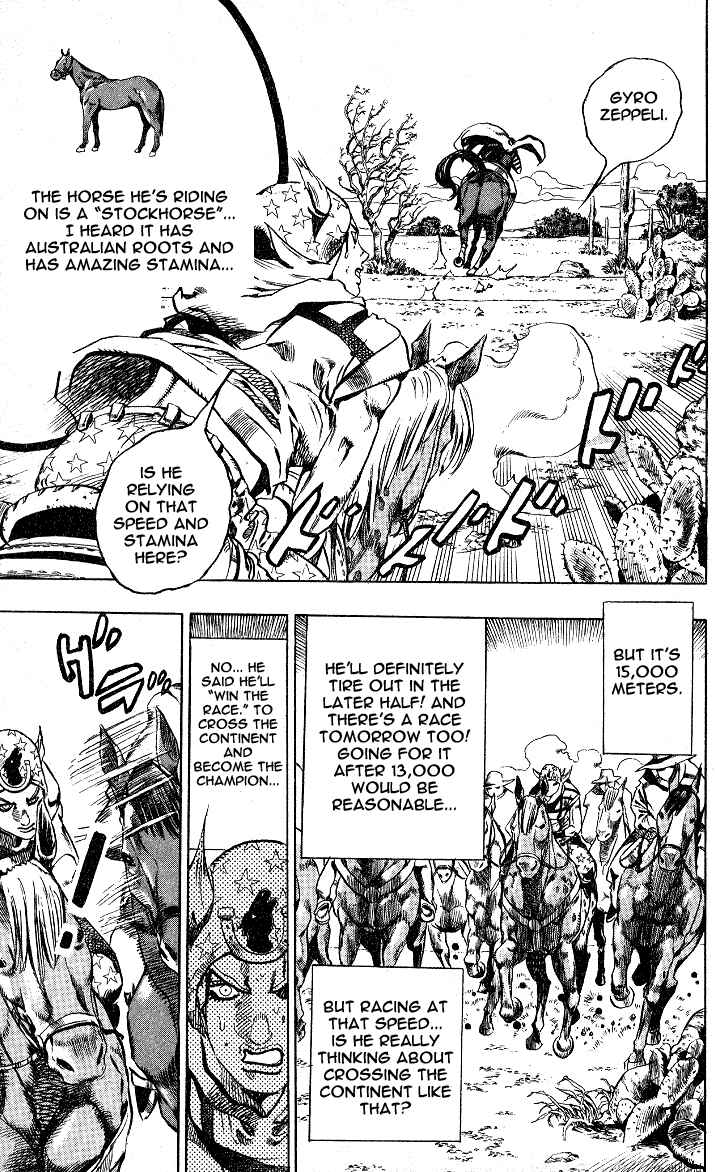 JoJo no Kimyou na Bouken: Part 7 - Steel Ball Run Chapter 5 - Page 8