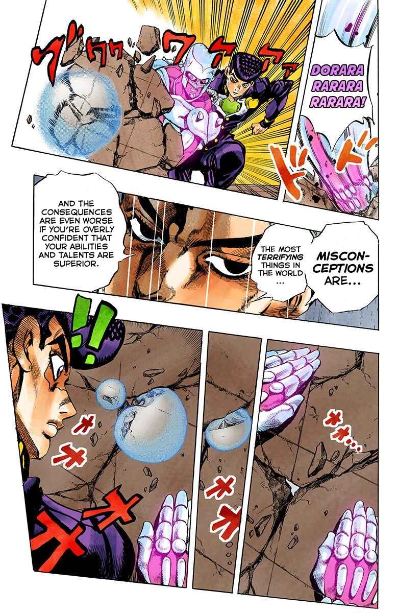 JoJo no Kimyou na Bouken: Part 4 - Diamond wa Kudakenai Color-ban Chapter 163 - Page 12