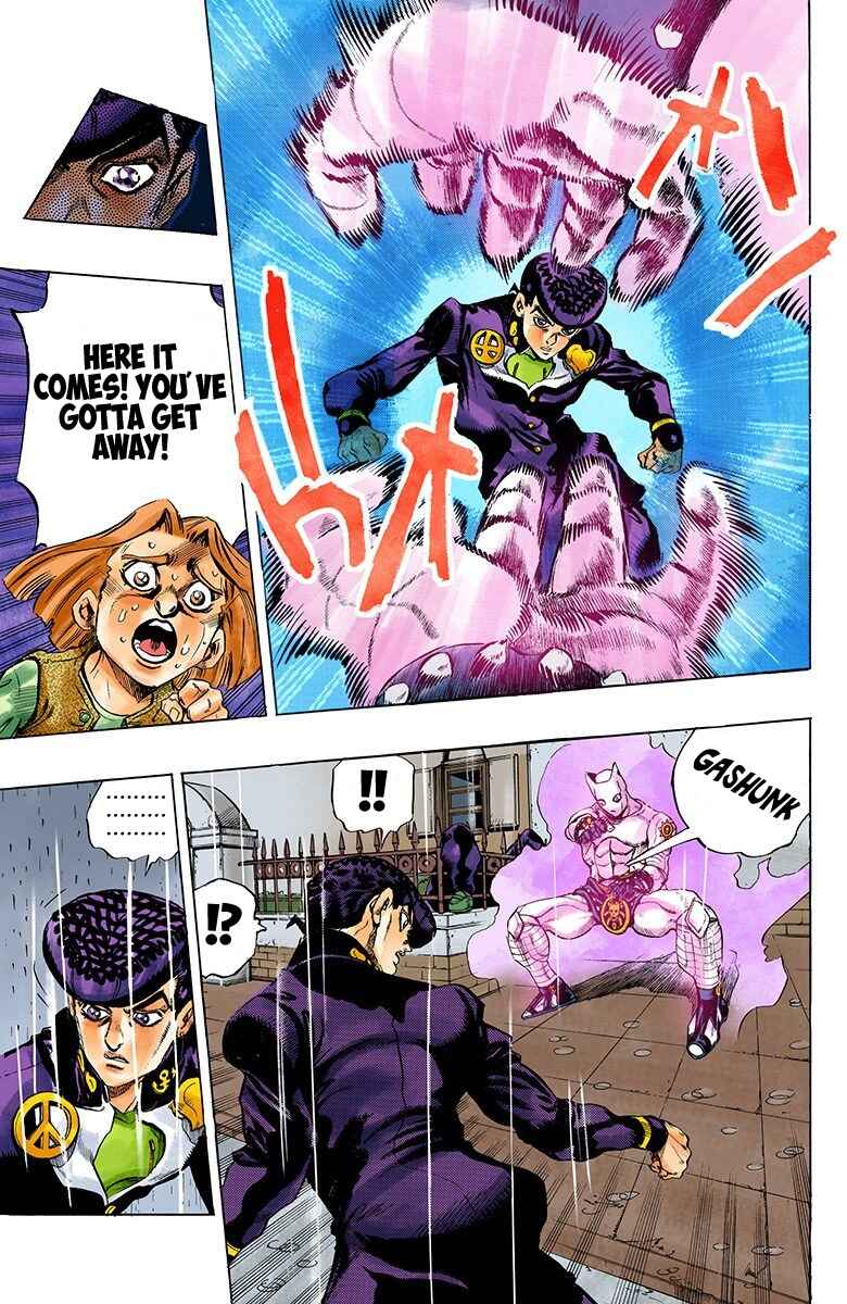 JoJo no Kimyou na Bouken: Part 4 - Diamond wa Kudakenai Color-ban Chapter 163 - Page 8