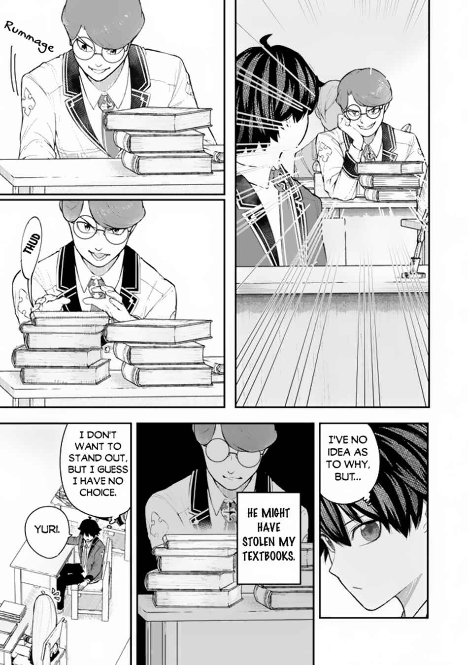 Gomi Ika da to Tsuihou Sareta Shiyounin, Jitsu wa Zense Kenja desu ~Shijou Saikyou no Kenja, Sekai Saikouhou no Gakuen ni Kayou~ Chapter 5.2 - Page 5