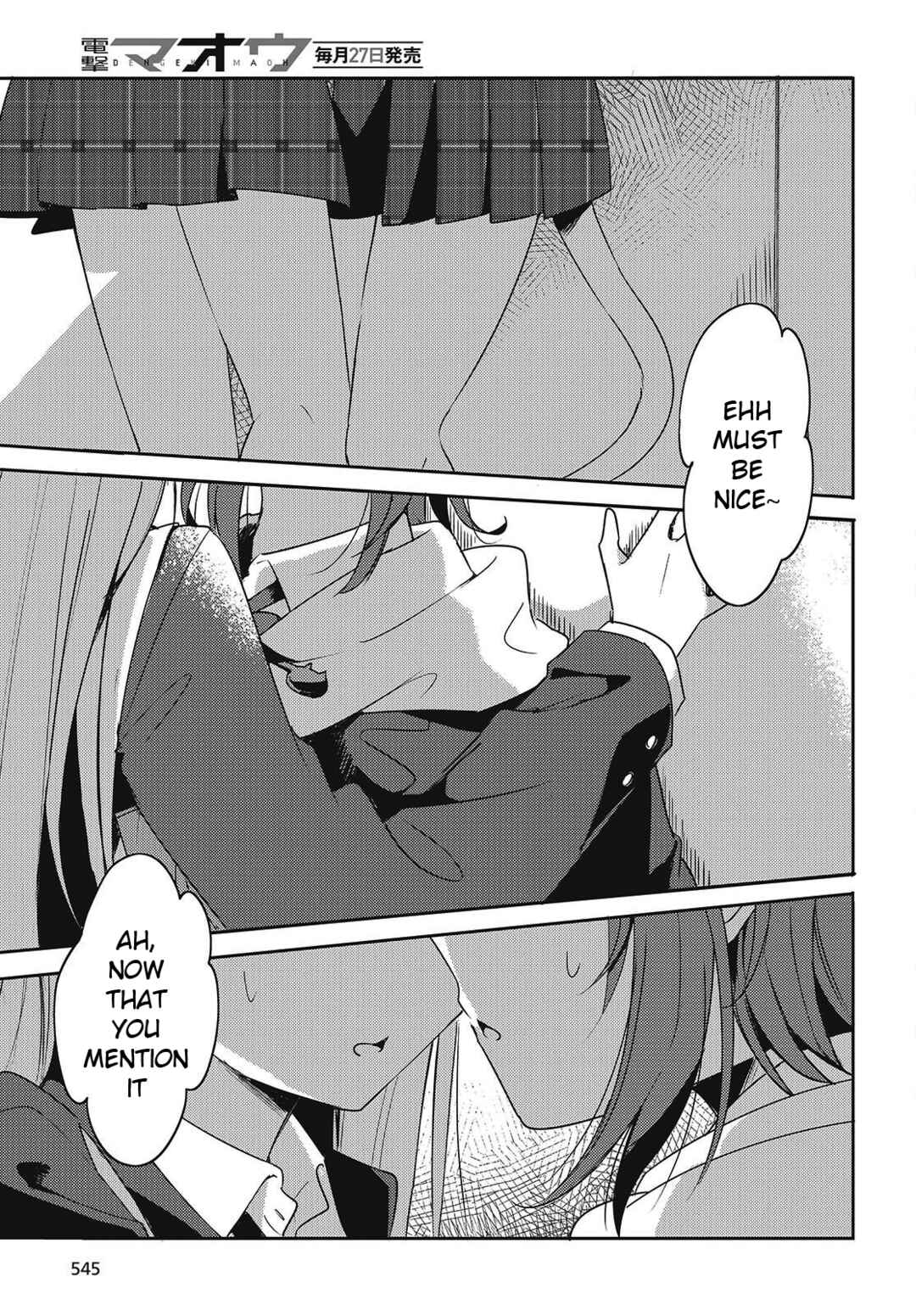 Osananajimi wa, Nyaa to Naite Skirt no Naka Chapter 3 - Page 29