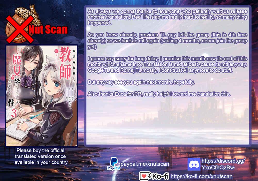 Isekai Teni Shite Kyoushi ni Natta ga, Majo to Osorerareteiru Ken ~Aoi-sensei no Gakuen Funtou Nisshi~ Chapter 17 - Page 34