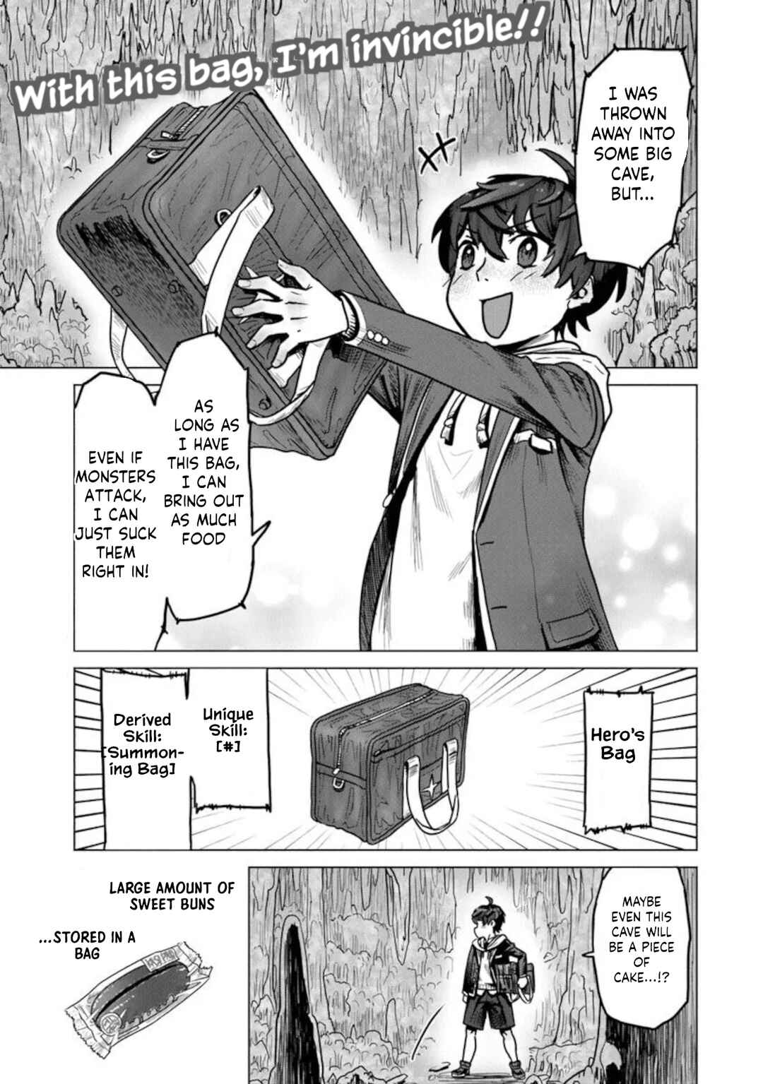 Kaban no Yuusha no Isekai Nonbiri Tabi ~Jitsuwa "Kaban" wa nani demo Kyuushuu Dekirushi, Nihon kara nandemo Toriyose ga Dekiru Cheat bukideshita~ Chapter 2.1 - Page 2