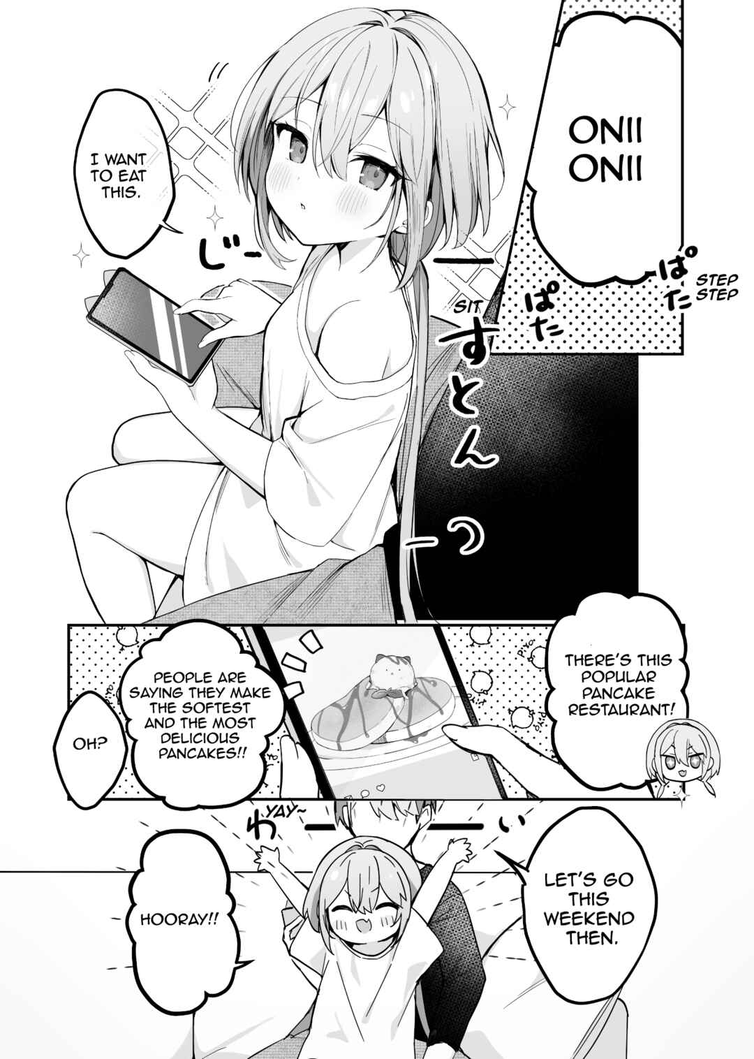 Hoppe ga Mochimochi na Imouto-chan Chapter 4 - Page 1