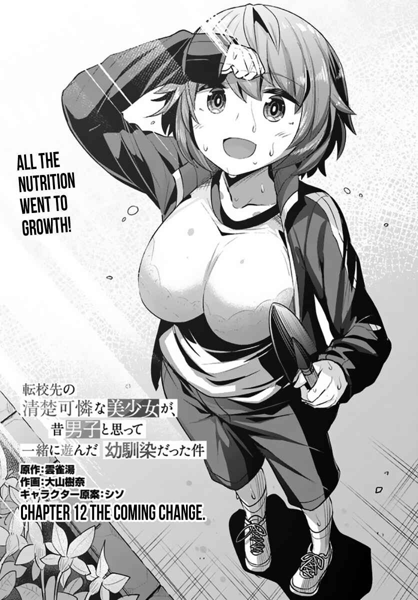 Tenkousaki no Seiso Karen na Bishoujo ga, Mukashi Danshi to Omotte Issho ni Asonda Osananajimi datta Ken Chapter 12 - Page 4