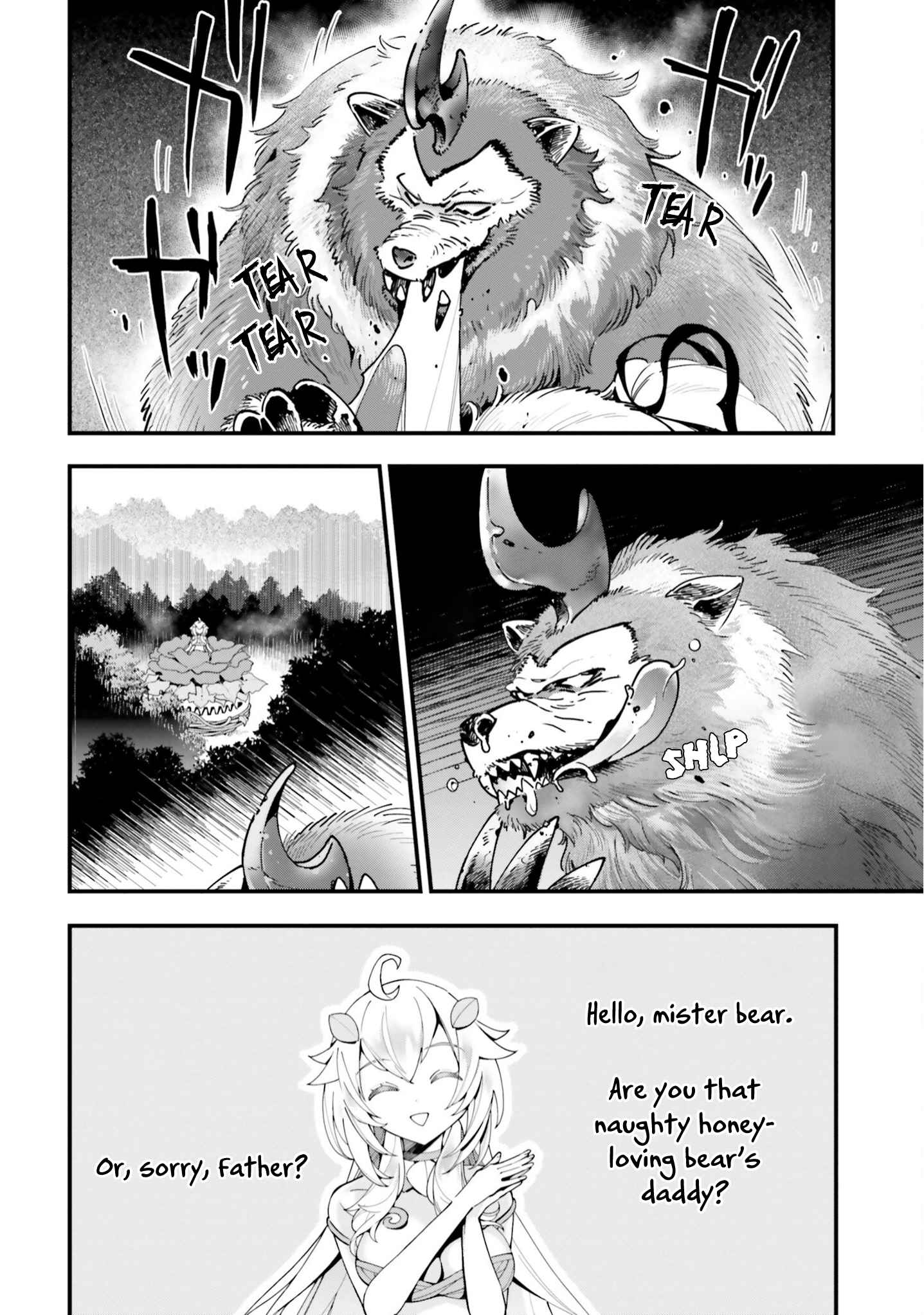 Shokubutsu Monster Musume Nikki: Seijo datta Watashi ga Uragirareta Hate ni Alraune ni Tensei Shite Shimatta node, kore kara wa Kougousei o Shinagara Shizuka ni Shokubutsu Life o Sugoshimasu Chapter 5 - Page 15