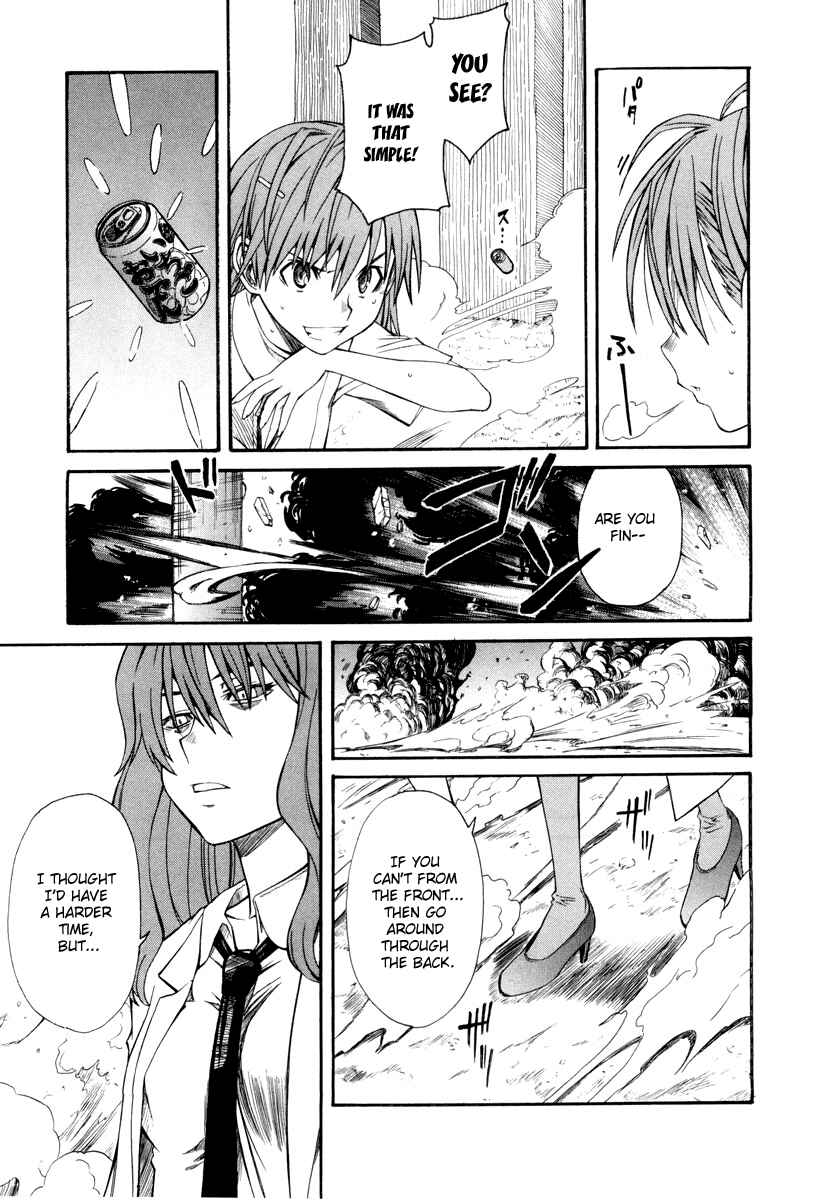 Toaru Majutsu no Index Gaiden: Toaru Kagaku no Railgun Chapter 13 - Page 22