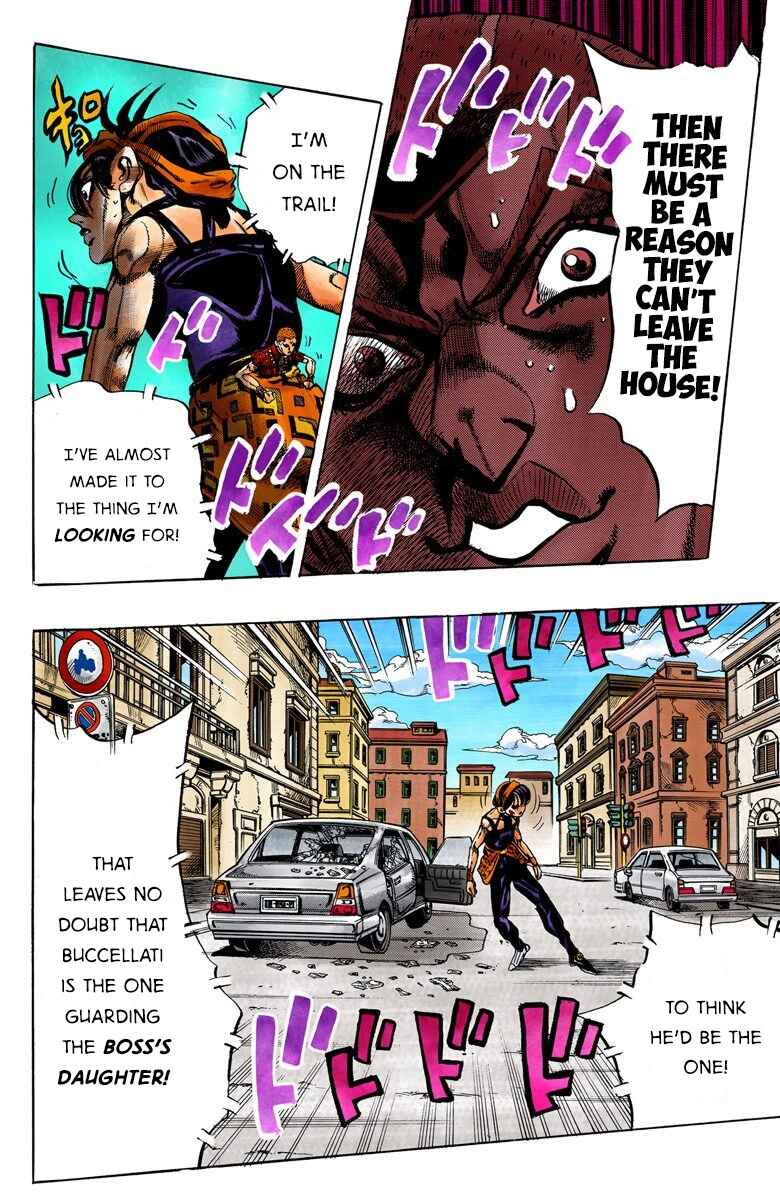 JoJo no Kimyou na Bouken: Part 5 - Ougon no Kaze Color-ban Chapter 32 - Page 12