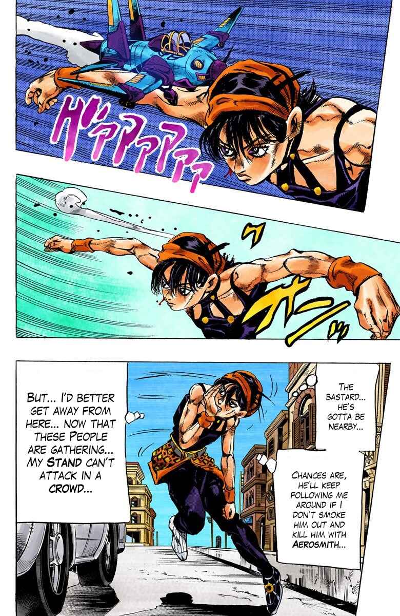 JoJo no Kimyou na Bouken: Part 5 - Ougon no Kaze Color-ban Chapter 32 - Page 14