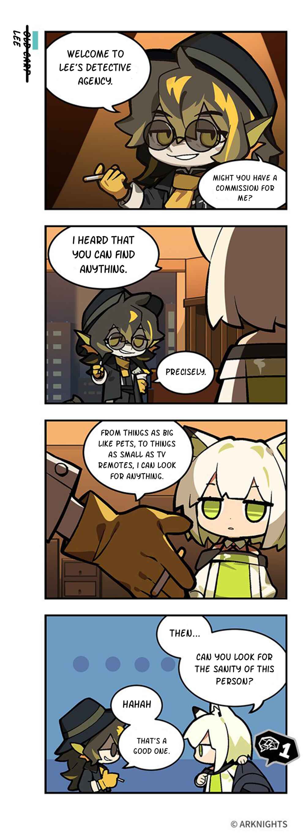 Arknights: 123 Rhodes Island!? Chapter 4 - Page 1