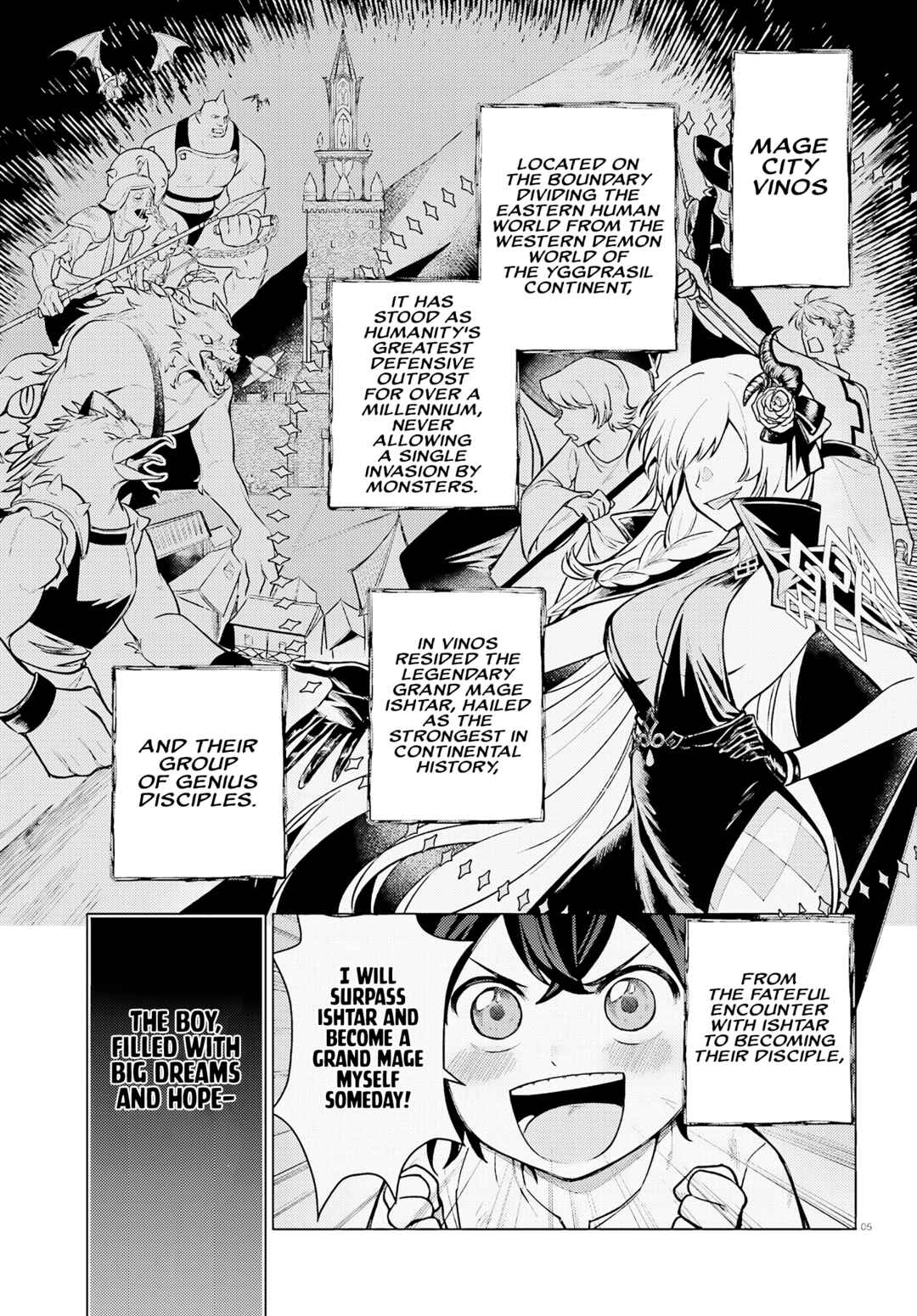 Habatake Majutsu Sekai no Shitei Tachi! Chapter 1 - Page 5