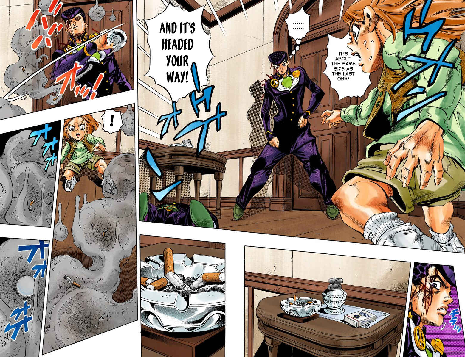 JoJo no Kimyou na Bouken: Part 4 - Diamond wa Kudakenai Color-ban Chapter 167 - Page 3
